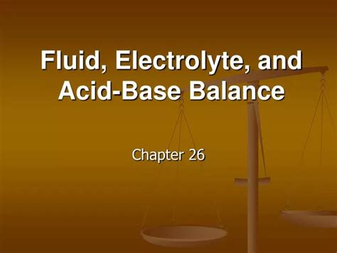 Ppt Fluid Electrolyte And Acid Base Balance Powerpoint Presentation