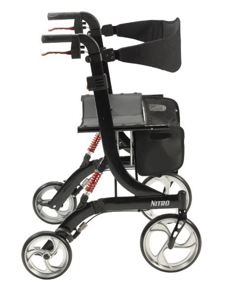 Buy Drive Medical Heavy Duty Nitro Euro Style Walker Rollator Black