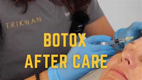 Botox Aftercare What Not To Do After Botox Dos And Don’ts Youtube