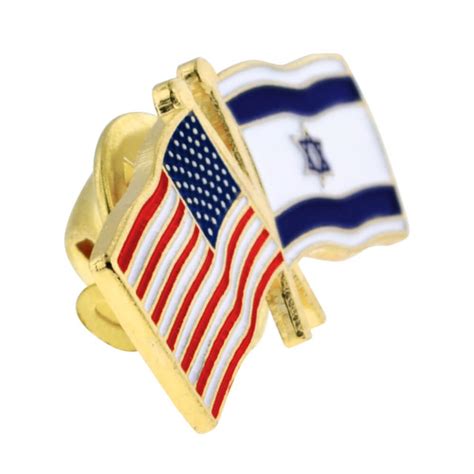 USA and Israel Flag Pin | PinMart