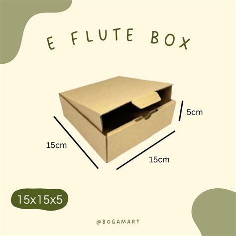 Jual E Flute Box 15x15x5 Kardus Pizza Kecil Pizza Box Kardus