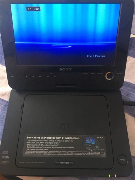 Sony DVP FX820 8 Inch Portable DVD Player Black For Sale In Southbury