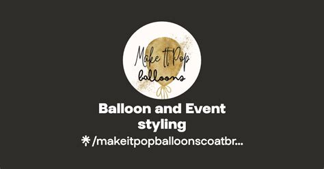 Balloon And Event Styling Instagram Facebook Tiktok Linktree