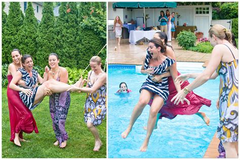 Bridal Shower Dragged Into Pool Not Many People In The … Flickr