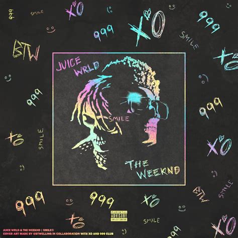 Juice Wrld And The Weeknds Smile Cover Art Redesign Juicewrld