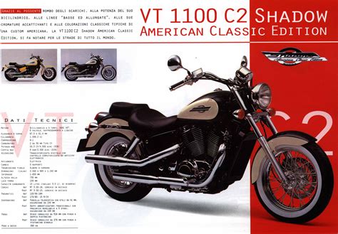 Honda Vt C Shadow American Classic Edition Brochure Motorrad