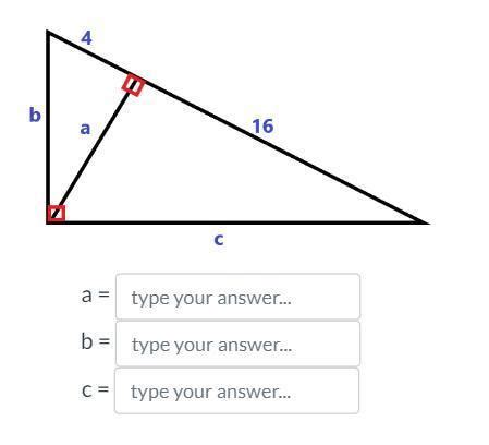 Use The Geometric Mean Theorem For Triangles To Find The Missing Values