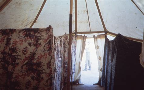 Inside refugee tent | DW Digital Archive