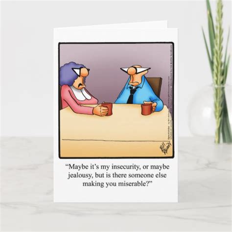 Marriage Humor Blank Greeting Card Spectickles