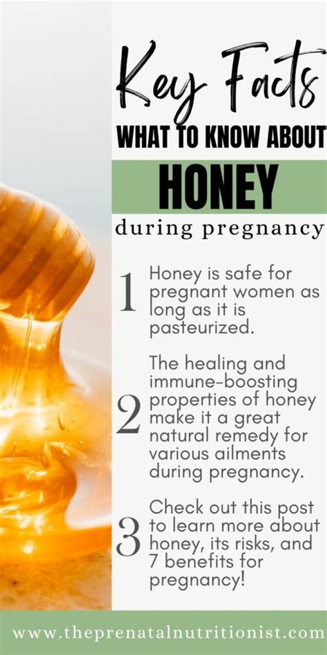 7 Benefits Of Honey During Pregnancy The Prenatal Nutritionist