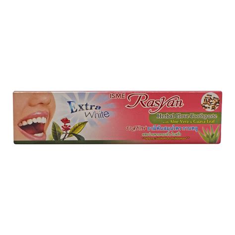 New Extra White Isme Rasyan Herbal Clove Toothpaste With Aloe Vera