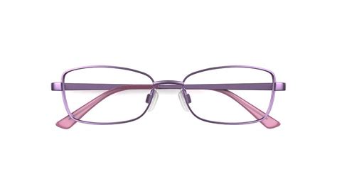 Specsavers Women S Glasses Gardner Purple Geometric Metal Nickel Silver Frame €40 Specsavers