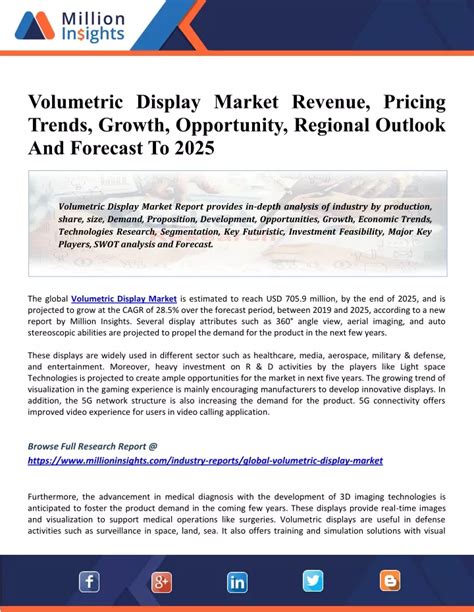 PPT Volumetric Display Market 2025 Global Size Share Trends Type