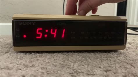 Sony Dream Machine Icf C W Vintage Digital Alarm Clock Am Fm Radio