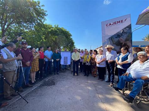 Da Lamarque cano banderazo a pavimentación de calle Carrillo Puerto de