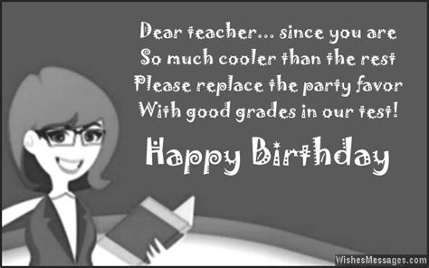 Birthday Wishes for Teachers: Quotes and Messages – WishesMessages.com