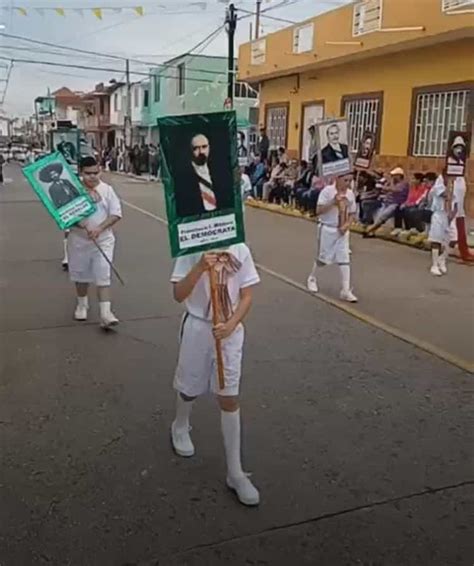 Realizan Desfile En Alvarado Por El 112 Aniversario De La Revolución