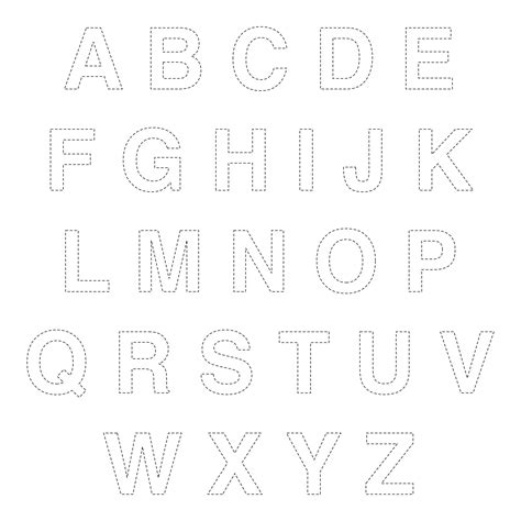 Cut Out Printable Alphabet Letters