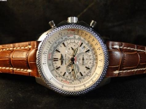 REPLICA DE RELOGIO BREITLING BENTLEY MOTORS COURO BRT19 em até 3x sem