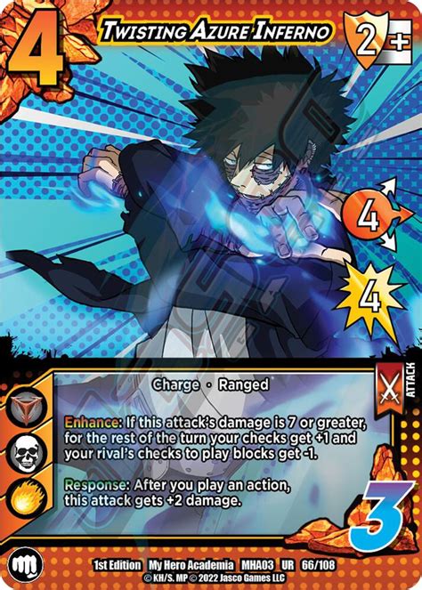 Twisting Azure Inferno Universus My Hero Academia Heroes Clash