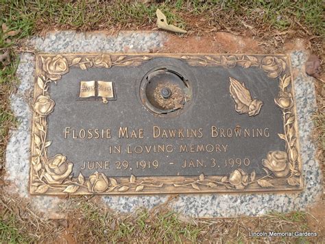 Flossie Mae Dawkins Browning 1919 1990 Find A Grave Memorial