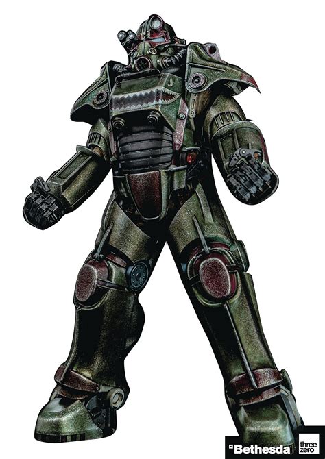 Buy ThreeZero Fallout T 45 Hot Rod Shark Power Armor Pack 1 6 Scale