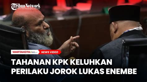 Lukas Enembe Sering Kencing Sembarangan Tahanan Kpk Stress Youtube