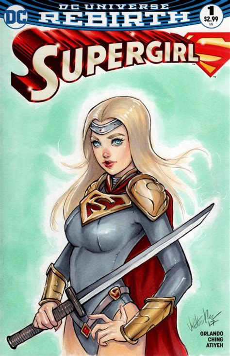 Supergirl Knight Sketch Cover By Victoria Price In A Is Sold