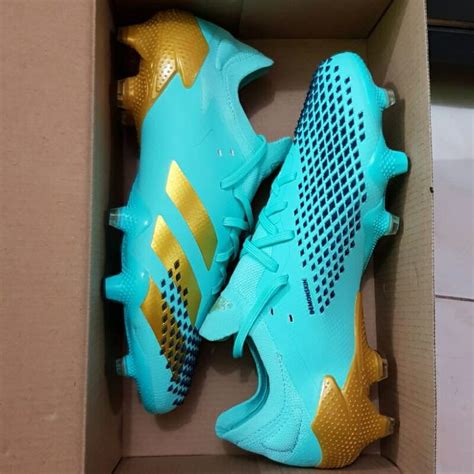 Jual Sepatu Bola Adidas Predator Mutator 20 1 Low Torquoise Fg Shopee