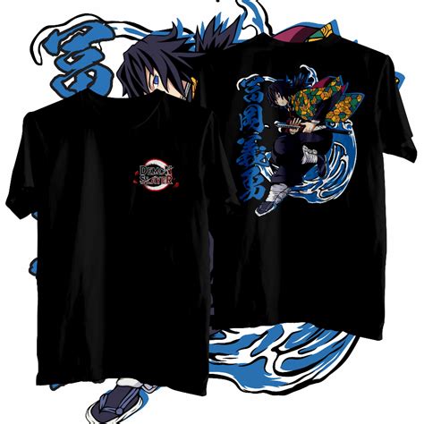 Jual Kaos Anime Giyu Tomioka Kaos Giyu Tomioka Giyu Tomioka Kaos