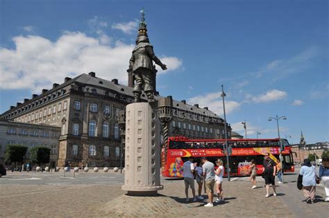 Christiansborg Castle Danisb Parliament Building In Copenhagen Denmark