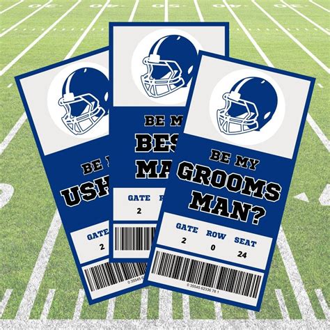 Will You Be My Groomsman Ticket Proposal Digital Download Best Man