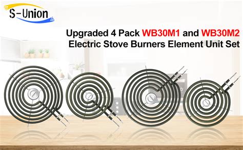 S Union Upgraded 4 Pack Wb30m1 Wb30m2 Electric Stove