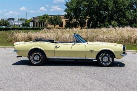 1967 Chevrolet Camaro Rsss Convertible Rs Ss Butternut Yellow