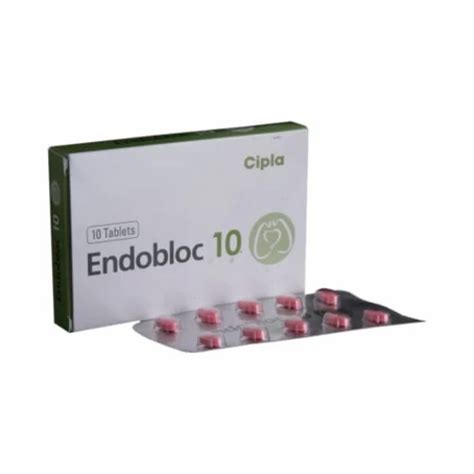 Endobloc 10 Mg Tablet At Rs 200box Pharmaceutical Medicine Id