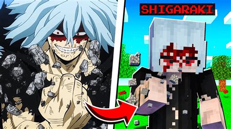 Becoming Shigaraki In Minecraft My Hero Academia Mod Youtube