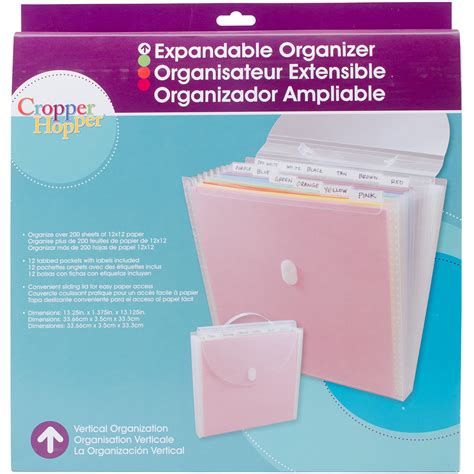 Storage Studios Expandable Paper Organizer-12X12 - 040861933895