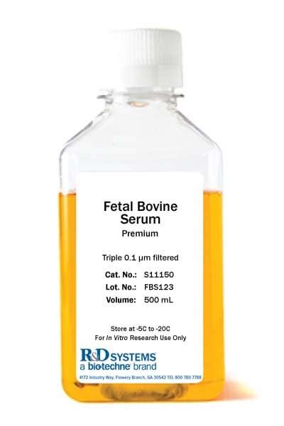 Fetal Bovine Serum - Premium S11150: R&D Systems