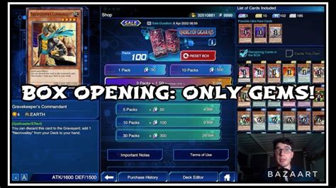 Yu Gi Oh Duel Links ENERGY OF GIGARAYS BOX OPENING MINI BOX ALWAYS