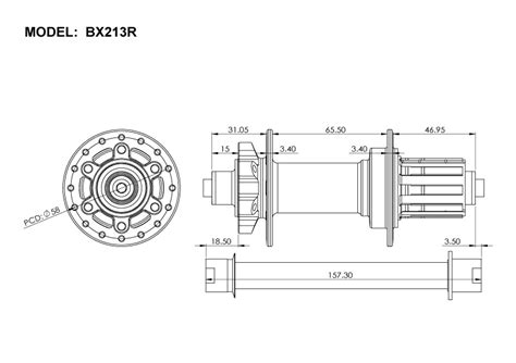 Bx R Super Boost Rear Bitex Hubs Uk