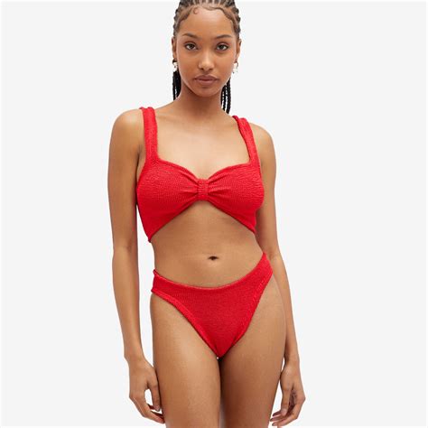 Hunza G Bonnie Bikini Red End Us