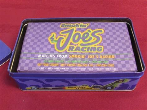 Smokin Joe Camel Matches In Racing Tin Matchbook