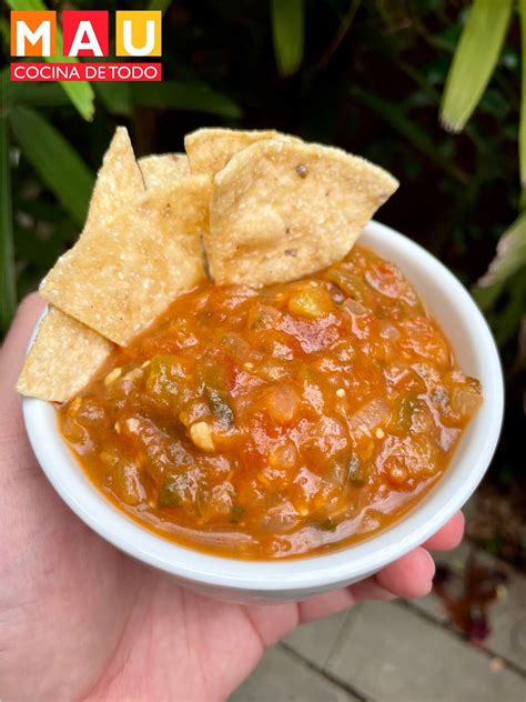 Salsa Roja Casera Mau Cocina De Todo