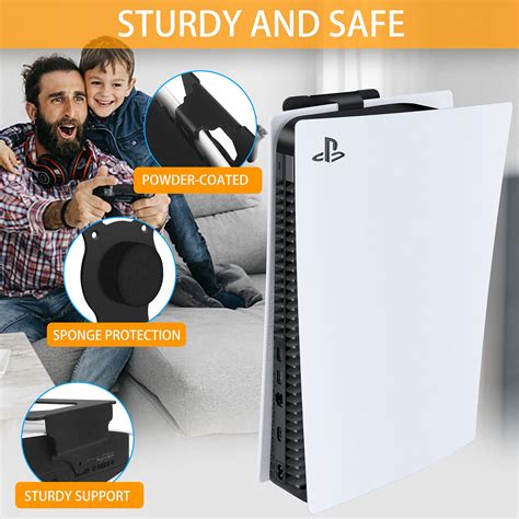 Buy PS5 Holder Wall Mount Stand - Playstation 5 Game Controller Holder ...