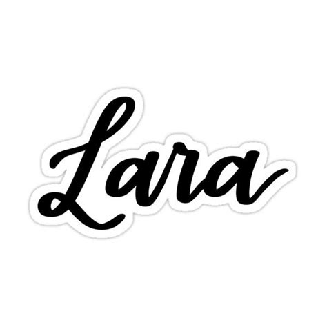 Lara Sticker For Sale By Ellietography Printable Sticker Sheets