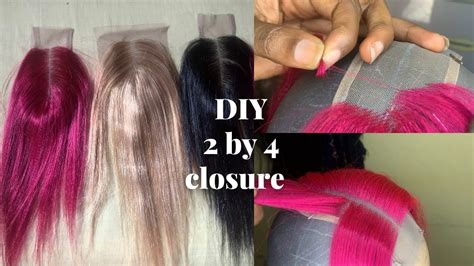 How To Diy Ventilate By Lace Closure Using Attachments A Well