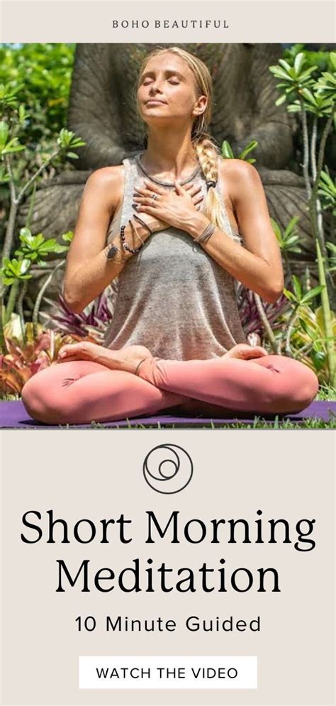 Short Morning Meditation Minute Guided Meditation In