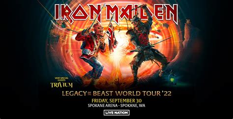 Iron Maiden Legacy Of The Beast World Tour 2022 TicketsWest