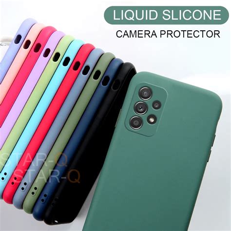 Coque De Protection D Appareil Photo En Silicone Liquide Tui Original