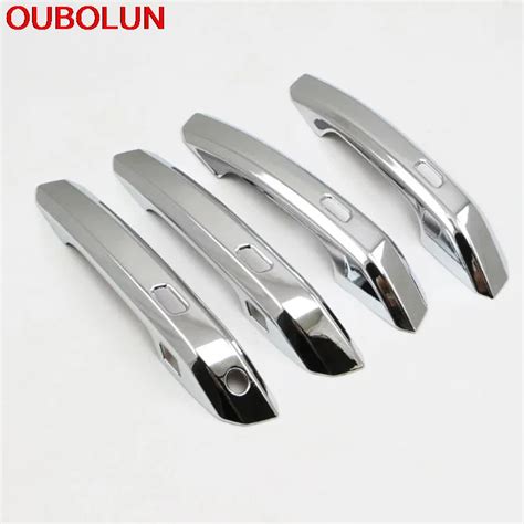 OUBOLUN ABS Chrome For Audi A4 Sedan B9 9L 2016 2017 Exterior Door